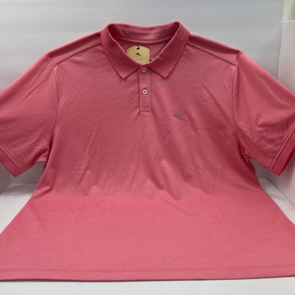 TOMMY BAHAMA POLO SHIRT, “PINK CONFETTI”COLOR, SIZE EXTRA LARGE (XL) - Picture 5 of 13